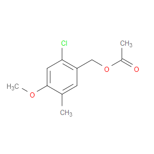 Benzenemethanol, 2-chloro-4-methoxy-5-methyl-, 1-acetate