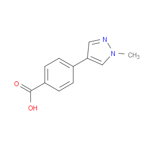 4-(1-Methyl-1H-pyrazol-4-yl)benzoic acid