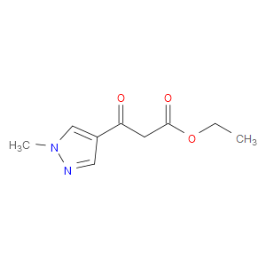 Ethyl 1-methyl-β-oxo-1H-pyrazole-4-propanoate