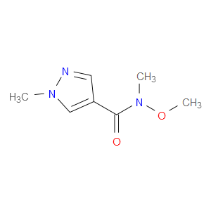 N-Methoxy-N,1-dimethyl-1H-pyrazole-4-carboxamide