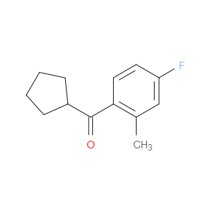 Cyclopentyl(4-fluoro-2-methylphenyl)methanone