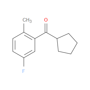 Cyclopentyl(5-fluoro-2-methylphenyl)methanone