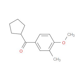 Cyclopentyl(4-methoxy-3-methylphenyl)methanone