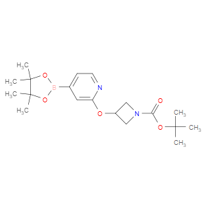 tert-butyl 3-((4-(4,4,5,5-tetramethyl-1,3,2-dioxaborolan-2-yl)pyridin-2-yl)oxy)azetidine-1-carboxylate