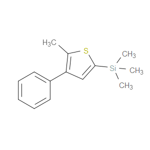 trimethyl(5-methyl-4-phenylthiophen-2-yl)silane