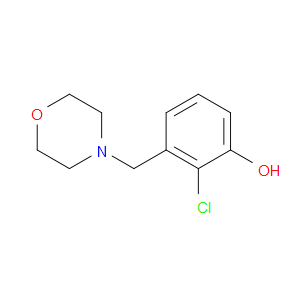 Phenol, 2-chloro-3-(4-morpholinylmethyl)-