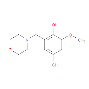 2-Methoxy-4-methyl-6-(4-morpholinylmethyl)phenol