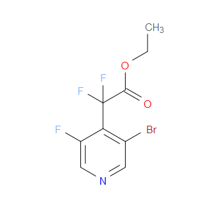 ethyl 2-(3-bromo-5-fluoropyridin-4-yl)-2,2-difluoroacetate
