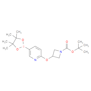 tert-butyl 3-((5-(4,4,5,5-tetramethyl-1,3,2-dioxaborolan-2-yl)pyridin-2-yl)oxy)azetidine-1-carboxylate
