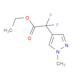ethyl 2,2-difluoro-2-(1-methyl-1H-pyrazol-4-yl)acetate