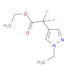 ethyl 2-(1-ethyl-1H-pyrazol-4-yl)-2,2-difluoroacetate