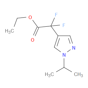 ethyl 2,2-difluoro-2-(1-isopropyl-1H-pyrazol-4-yl)acetate