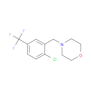 4-(2-chloro-5-(trifluoromethyl)benzyl)morpholine
