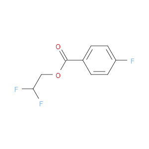 Benzoic acid, 4-fluoro-, 2,2-difluoroethyl ester