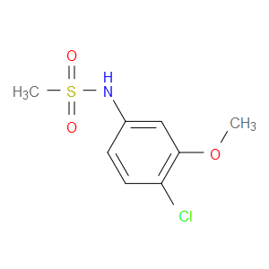 Methanesulfonamide, N-(4-chloro-3-methoxyphenyl)-