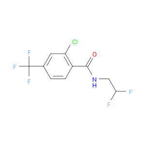 Benzamide, 2-chloro-N-(2,2-difluoroethyl)-4-(trifluoromethyl)-