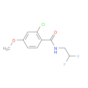 Benzamide, 2-chloro-N-(2,2-difluoroethyl)-4-methoxy-