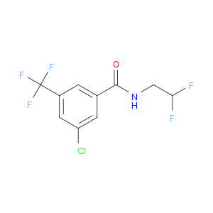 Benzamide, 3-chloro-N-(2,2-difluoroethyl)-5-(trifluoromethyl)-