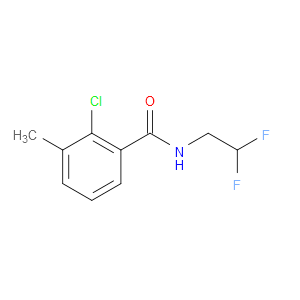 Benzamide, 2-chloro-N-(2,2-difluoroethyl)-3-methyl-