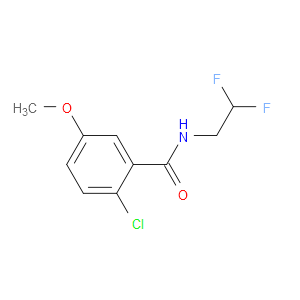 Benzamide, 2-chloro-N-(2,2-difluoroethyl)-5-methoxy-