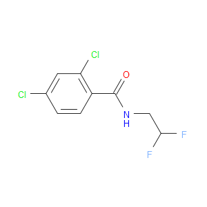 Benzamide, 2,4-dichloro-N-(2,2-difluoroethyl)-