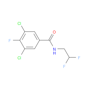Benzamide, 3,5-dichloro-N-(2,2-difluoroethyl)-4-fluoro-