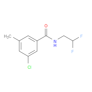 Benzamide, 3-chloro-N-(2,2-difluoroethyl)-5-methyl-