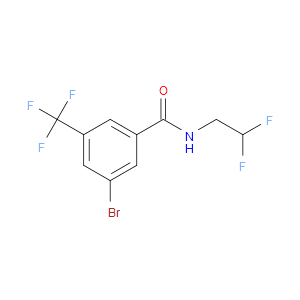 Benzamide, 3-bromo-N-(2,2-difluoroethyl)-5-(trifluoromethyl)-