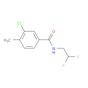 Benzamide, 3-chloro-N-(2,2-difluoroethyl)-4-methyl-