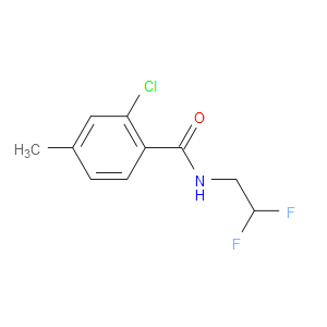 Benzamide, 2-chloro-N-(2,2-difluoroethyl)-4-methyl-