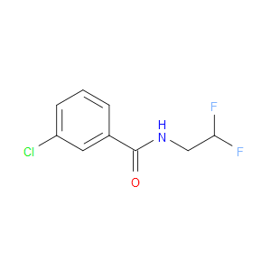 Benzamide, 3-chloro-N-(2,2-difluoroethyl)-