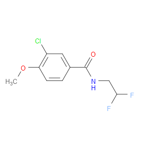 Benzamide, 3-chloro-N-(2,2-difluoroethyl)-4-methoxy-