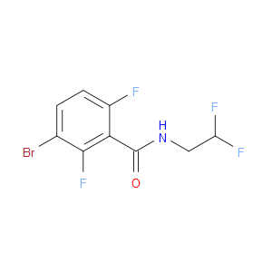 Benzamide, 3-bromo-N-(2,2-difluoroethyl)-2,6-difluoro-