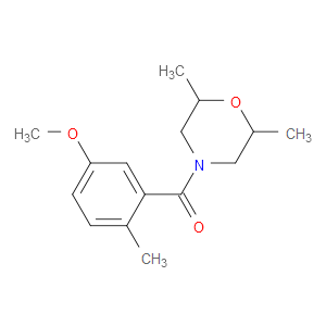 Methanone, (2,6-dimethyl-4-morpholinyl)(5-methoxy-2-methylphenyl)-