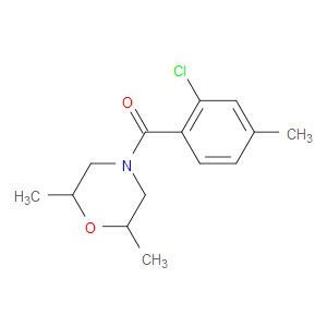 (2-Chloro-4-methylphenyl)(2,6-dimethyl-4-morpholinyl)methanone