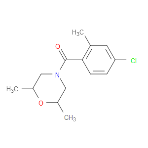 Methanone, (4-chloro-2-methylphenyl)(2,6-dimethyl-4-morpholinyl)-
