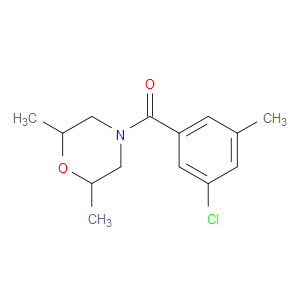 Methanone, (3-chloro-5-methylphenyl)(2,6-dimethyl-4-morpholinyl)-