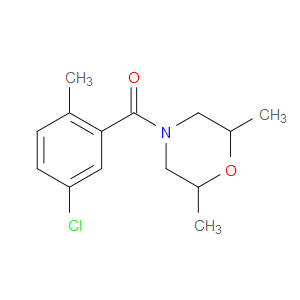 Methanone, (5-chloro-2-methylphenyl)(2,6-dimethyl-4-morpholinyl)-