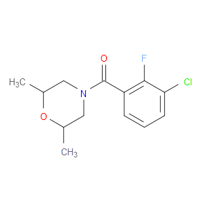 Methanone, (3-chloro-2-fluorophenyl)(2,6-dimethyl-4-morpholinyl)-