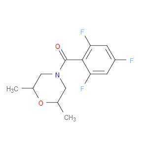 Methanone, (2,6-dimethyl-4-morpholinyl)(2,4,6-trifluorophenyl)-