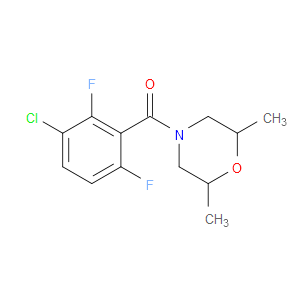 Methanone, (3-chloro-2,6-difluorophenyl)(2,6-dimethyl-4-morpholinyl)-