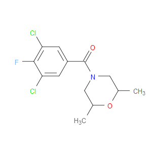 Methanone, (3,5-dichloro-4-fluorophenyl)(2,6-dimethyl-4-morpholinyl)-