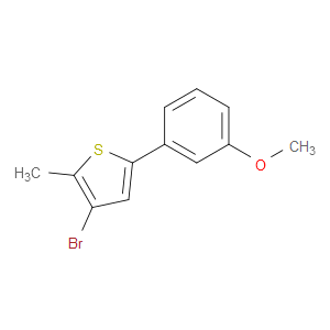 3-Bromo-5-(3-methoxyphenyl)-2-methylthiophene