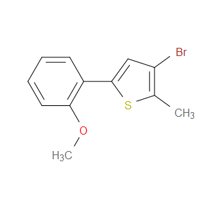 3-Bromo-5-(2-methoxyphenyl)-2-methylthiophene