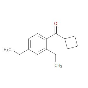 cyclobutyl(2,4-diethylphenyl)methanone
