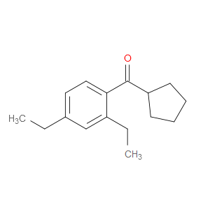 cyclopentyl(2,4-diethylphenyl)methanone