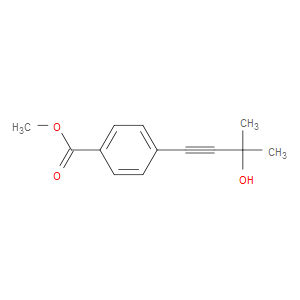 Benzoic acid, 4-(3-hydroxy-3-methyl-1-butyn-1-yl)-, methyl ester
