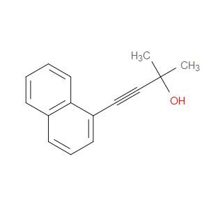 2-Methyl-4-(1-naphthalenyl)-3-butyn-2-ol
