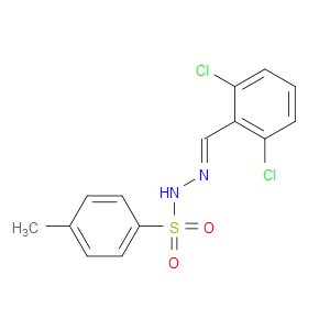 N'-(2,6-dichlorobenzylidene)-4-methylbenzenesulfonohydrazide