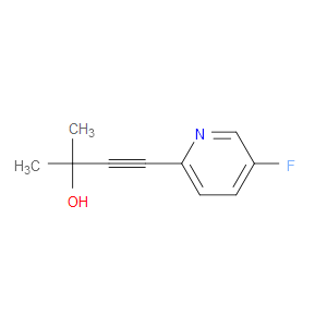 4-(5-Fluoro-2-pyridinyl)-2-methyl-3-butyn-2-ol